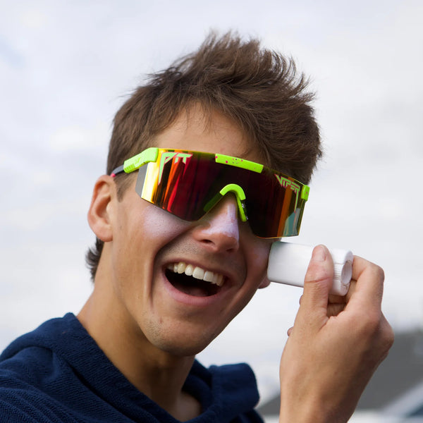 Pit Viper The Originals 2.0 Regular - 1993 | Fahrradbrille schnelle Brille Trendbrille Laufbrille Gletscherbrille mit Seitenschutz Auf und Davon Outdoor Equipment