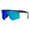 Pit Viper The Originals 2.0 Regular - Peacekeeper | Fahrradbrille Laufbrille blau polarisiert schnelle Brille Auf und Davon Outdoor Equipment