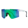 Pit Viper The Originals 2.0 Regular HDPV - Clear Blue-Green Fahrradbrille blau grün schnelle Brille Laufbrille Auf und Davon Outdoor Equipment