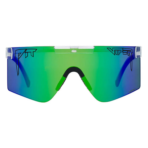 Pit Viper The Originals 2.0 Regular HDPV - Clear Blue-Green Fahrradbrille blau grün schnelle Brille Laufbrille Auf und Davon Outdoor Equipment
