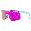 Pit Viper The Originals 2.0 Regular HDPV - Oral Exam Fahrradbrille pink türkis schnelle Brille Laufbrille Trendbrille Auf und Davon Outdoor Equipment