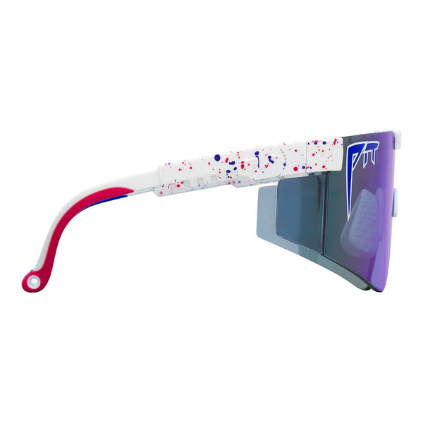 Pit Viper The Originals 2.0 Wide - Merika | Fahrradbrille blau Laufbrille schnelle Brille Auf und Davon Outdoor Equipment