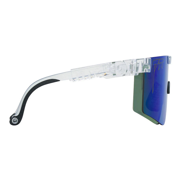 Pit Viper The Originals 2.0 Wide HDPV - Clear Blue-Green | Fahrradbrille schnelle Brille Laufbrille Auf und Davon Outdoor Equipment