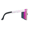 Pit Viper The Originals 2.0 Wide HDPV - LA Brights | Fahrradbrille Laufbrille schnelle Brille weiß pink blau Auf und Davon Outdoor Equipment