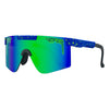 Pit Viper The Originals 2.0 Wide HDPV - Leonardo Fahrradbrille Laufbrille schnelle Brille blau grün Auf und Davon Outdoor Equipment