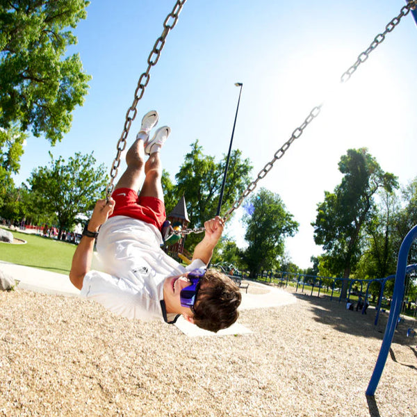 Pit Viper The Originals 2.0 Wide HDPV - Midnight Purple Fahrradbrille schwarz violett schnelle Brille Laufbrille Auf und Davon Outdoor Equipment