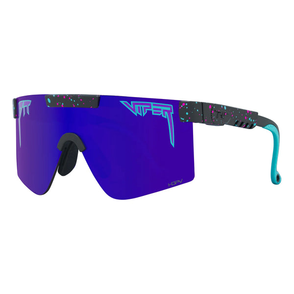 Pit Viper The Originals 2.0 Wide HDPV - Midnight Purple Fahrradbrille schwarz violett schnelle Brille Laufbrille Auf und Davon Outdoor Equipment