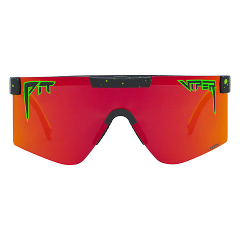 Pit Viper The Originals 2.0 Wide HDPV - Monster Bull | Fahrradbrille orange schnelle Brille Laufbrille Auf und Davon Outdoor Equipment