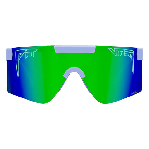 Pit Viper The Originals 2.0 Wide HDPV - Moontower Fahrradbrille weiß blau grün  schnelle Brille Laufbrille Auf und Davon Outdoor Equipment