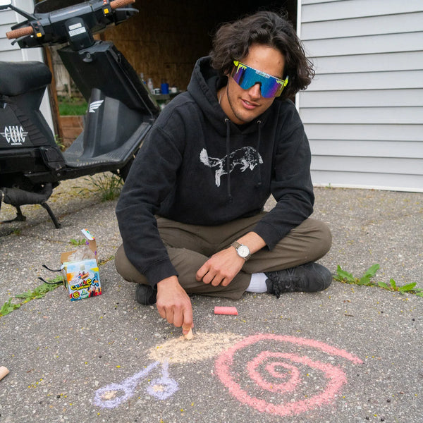 pit viper The Originals 2.0 Wide HDPV - Rec Beach | Fahrradbrille leopard polarisiert schnelle Brille Laufbrille Auf und Davon Outdoor Equipment