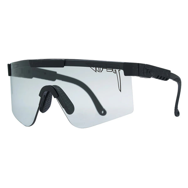 Pit Viper The Originals 2.0 Wide Photochromic - Blacking Out | Fahrradbrille farbverändernde Sonnenbrille schnelle Brille Laufbrille Auf und Davon Outdoor Equipment