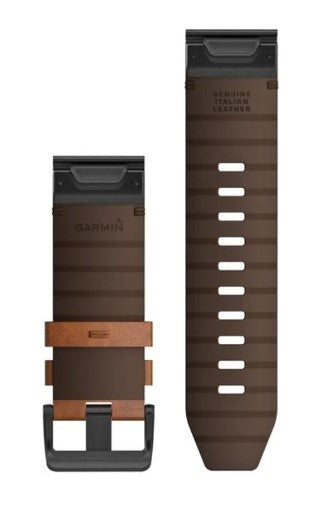 Garmin QuickFit®-Uhrenarmband 26mm Leder kastanienbraun Auf und Davon Outdoor Equipment
