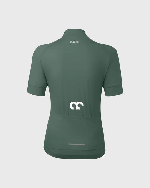 straede Kaern Jersey Women | Radtrikot Rennradtrikot Graveltrikot green Auf und Davon Outdoor Equipment
