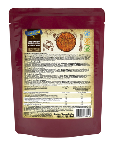 Stroganoff with Rice and Mushrooms (Wet P.) - Outdoor Essen - Auf und Davon | Outdoor Equipment