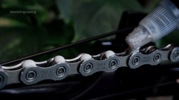 SILCA Super Secret Chain Lube Anwendung an der Kette