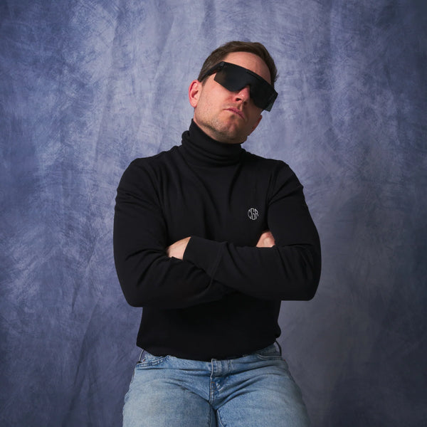 The Originals 2.0 Wide HDPV - Blacking Out Fahrradbrille schwarz Laufbrille polarisiert schnelle Brille Auf und Davon Outdoor Equipment