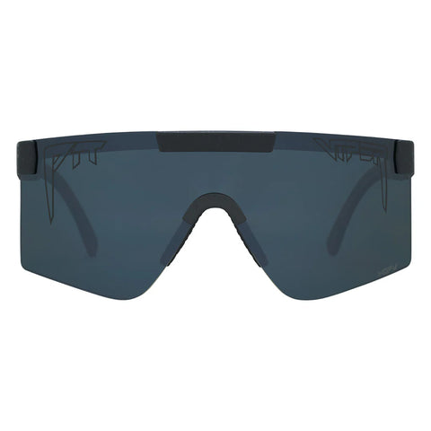 The Originals 2.0 Wide HDPV - Blacking Out Fahrradbrille schwarz Laufbrille polarisiert schnelle Brille Auf und Davon Outdoor Equipment