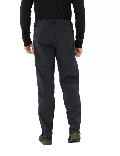vaude Men's Qimsa Light Softshell Pants II | Fahrradhose black windabweisend wasserabweisend Auf und Davon Outdoor Equipment
