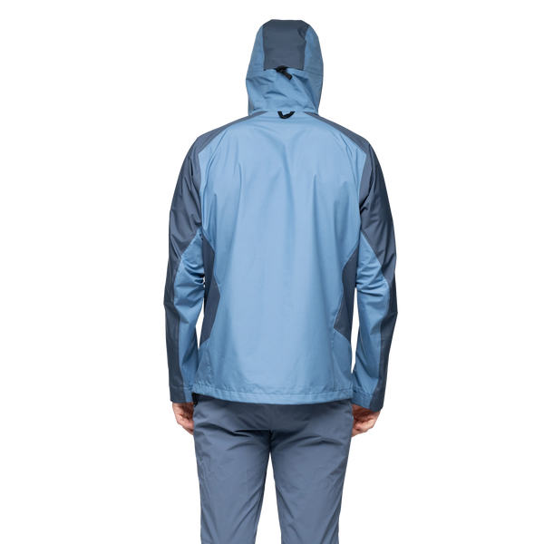bergans Men's Vaagaa 3L Shell Jacket Hardshelljacke blue moon granite blue Regenjacke Herren blau Auf und Davon Outdoor Equipment