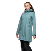 Bergns Urban 2L Shell Coat Women grey sage wasserdichter Mantel Damen Auf und Davon Outdoor Equipment