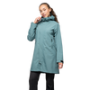 Bergns Urban 2L Shell Coat Women grey sage wasserdichter Mantel Damen Auf und Davon Outdoor Equipment