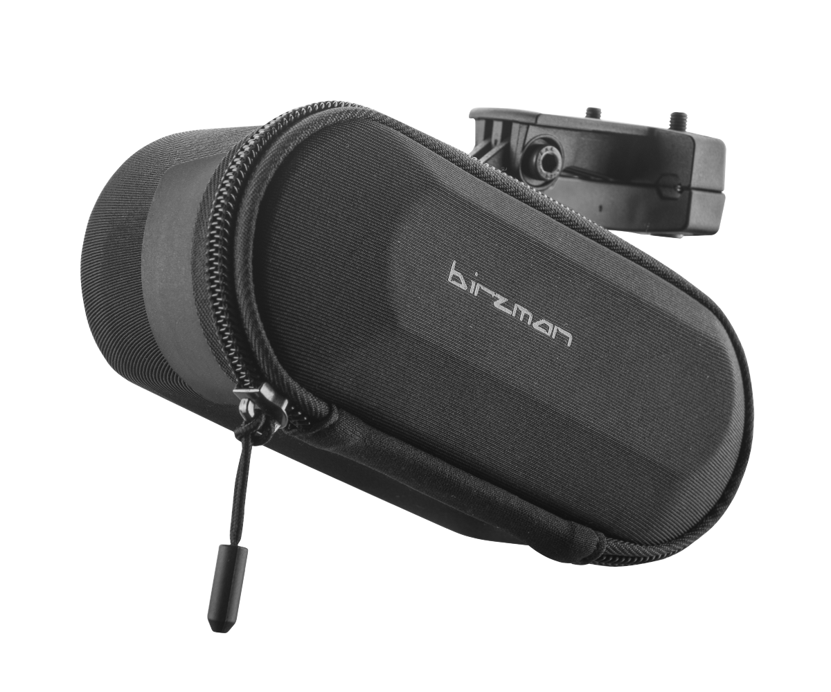 Birzman Saddle rail mounts + bag black Satteltasche Seitenöffnung Auf und Davon Outdoor Equipment
