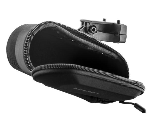 Birzman Saddle rail mounts + bag black Satteltasche Seitenöffnung Auf und Davon Outdoor Equipment