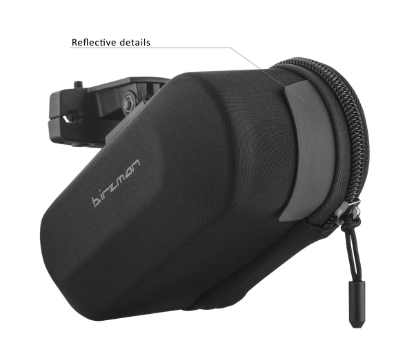 Birzman Saddle rail mounts + bag black Satteltasche Seitenöffnung Auf und Davon Outdoor Equipment