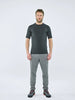 blackyak Herren Kabru Merino T-Shirt | Merinoshirt peat Merino Sportshirt Merino Funktionsshirt Auf und Davon Outdoor Equipment