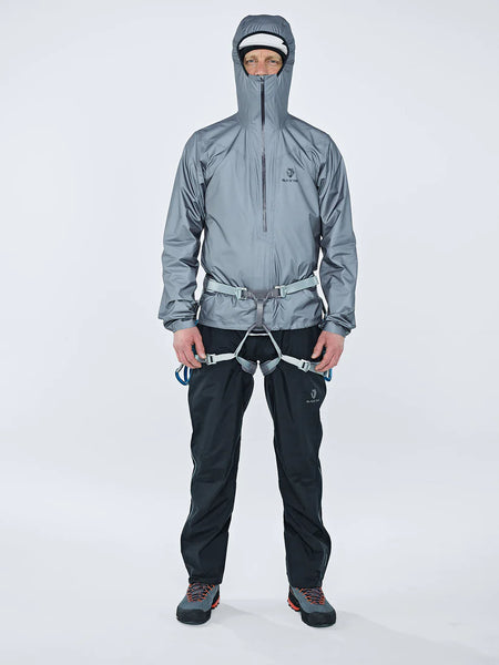 Blackyak Herren Lunag Gore-Tex 3L | Hardshellhose black beauty wasserdichte Hose Recco Auf und Davon Outdoor Equipment