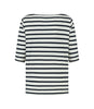 Blue Loop W Refibra 3/4 Stripe Longsleeve - Damen white/navy Damenshirt nachhaltig Auf und Davon Outdoor Equipment