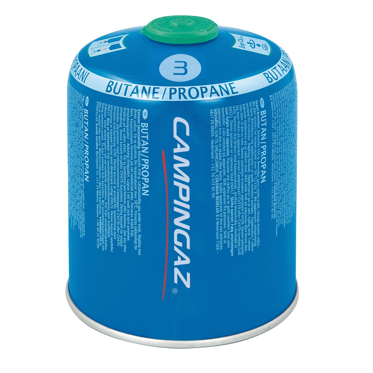 campingaz Easy-Clic Gaskartusche 'CV' 450g Protan Butan Ventilgaskartusche Auf und Davon Outdoor Equipment