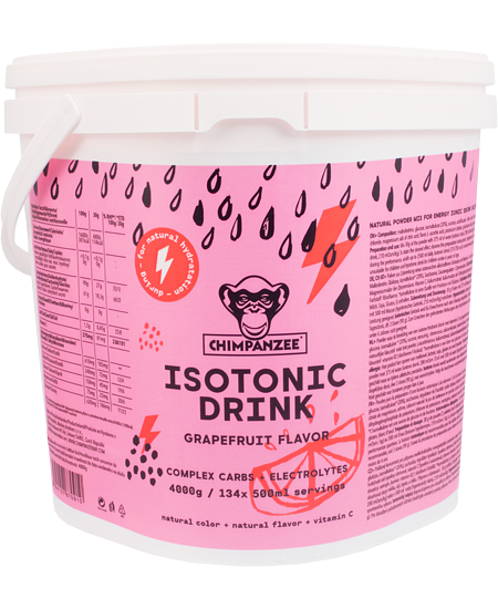 chimpanzee Iso-Drink Grapefruit - 4kg Dose Sportgetränk Auf und Davon Outdoor Equipment