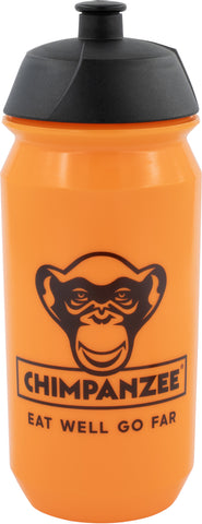 chimpanzee Wasserflasche 500 ml Fahrradflasche orange Auf und Davon Outdoor Equipment