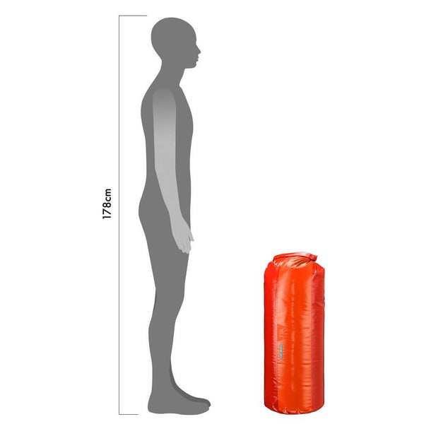 Ortlieb Dry-Bag 79L cranberry-signal red Packsack wasserdicht rot Auf und Davon outdoor Equipment