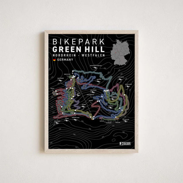 Bikepark Serfaus-Fiss-Ladis Tirol Austria 30x40cm - Auf und Davon | Outdoor Equipment