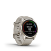 Beige/Softgold mit QuickFit-Silikon-Armband 20mm