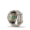 Beige/Softgold mit QuickFit-Silikon-Armband 20mm