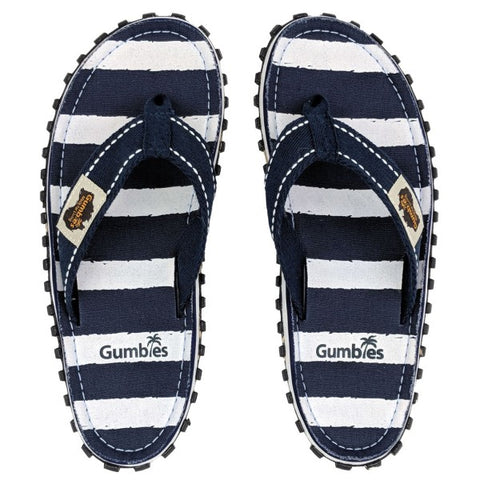 Gumbies Original Flip Flops | Deck Chair blau weiß gestreift Auf und Davon Outdoor Equipment