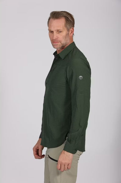 maul Herren Veniv ultra | Wanderhemd dark green Funktionshemd dunkelgrün Auf und Davon Outdoor Equipment