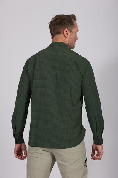 maul Herren Veniv ultra | Wanderhemd dark green Funktionshemd dunkelgrün Auf und Davon Outdoor Equipment