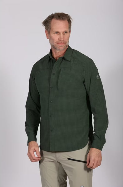 maul Herren Veniv ultra | Wanderhemd dark green Funktionshemd dunkelgrün Auf und Davon Outdoor Equipment