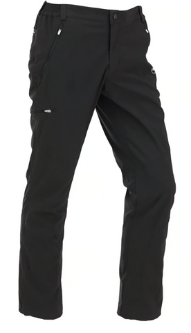 Maul Herren Wallis XT | Softshellhose black Wanderhose Trekkinghose schwarz Auf und Davon Outdoor Equipment