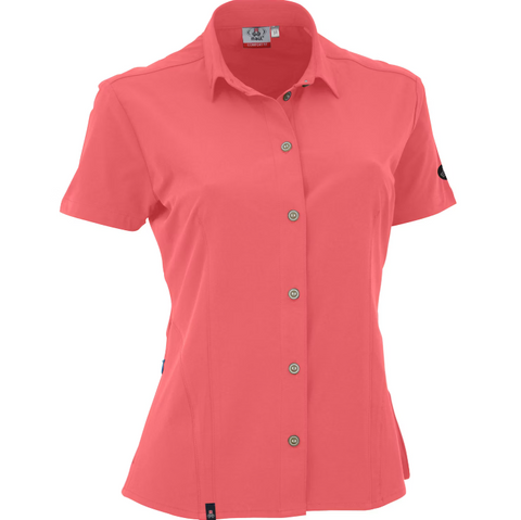 maul Vilsalpsee II Bluse - Damen Wanderbluse Funktionsbluse lachs Auf und Davon Outdoor Equipment