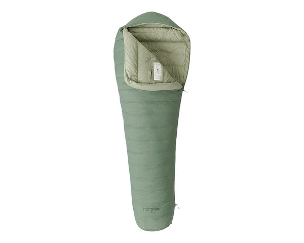 nordisk Ides -5° Mummy Sleeping Bag | Daunenschlafsack 3-Jahreszeiten-Schlafsack Mumienschlafsack hedge green Auf und Davon Outdoor Equipment