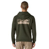 patagonia Men's Boardshort Logo Uprisal Hoody Kapuzenpullover basin green Fair Trade Auf und Davon Outdoor Equipment