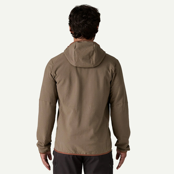 patagonia Men's R2 TechFace Hoody Fleecejacke marlow brown Funktionshoody Auf und Davon Outdoor Equipment