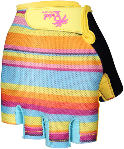 Pedal Palms Kurzfingerhandschuh Lawn Chair gelb-blau Radhandschuhe - Auf und Davon Outdoor Equipment