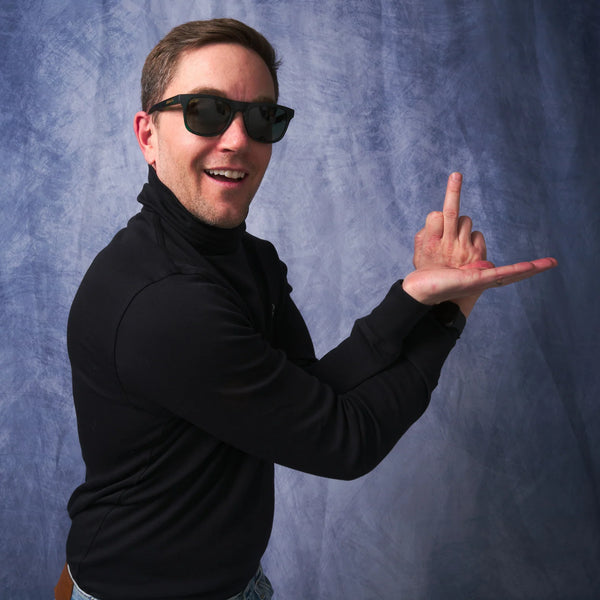 pit viper The Highball HDPV - Exec Smoke | Sonnenbrille Laufbrille schwarz Trendbrille Auf und Davon Outdoor Equipment