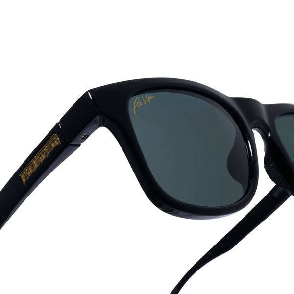 pit viper The Highball HDPV - Exec Smoke | Sonnenbrille Laufbrille schwarz Trendbrille Auf und Davon Outdoor Equipment